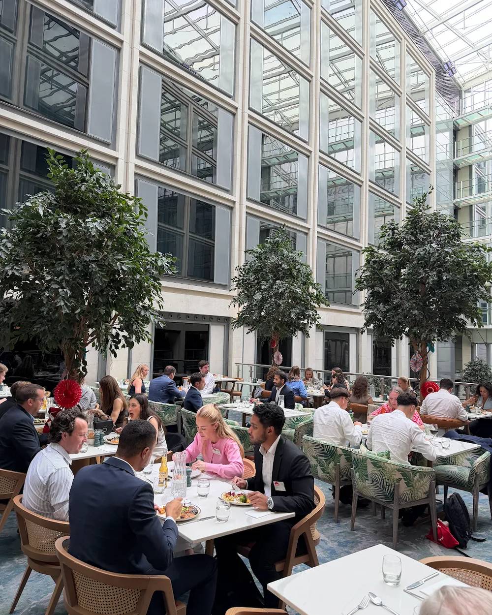 AJ Bell adviser event at the Chartered Institute atrium